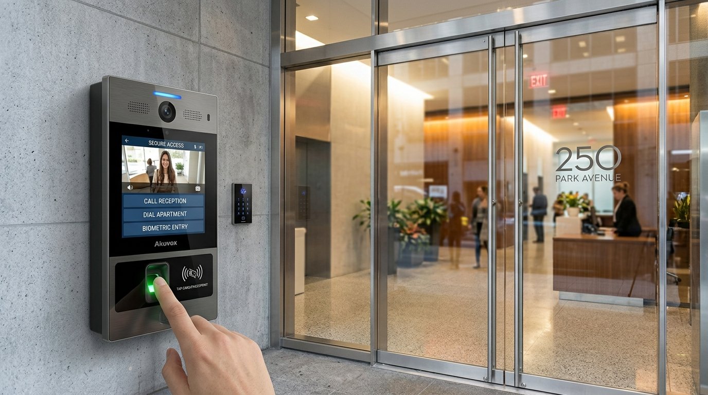 Video Intercom Systems with Automatic Door Openers